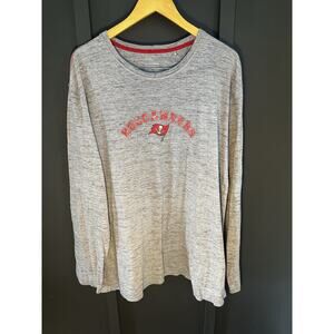 Tommy Bahama Men’s Long Sleeve Grey T Shirt - Tampa Bay Buccaneers XXXL NFL